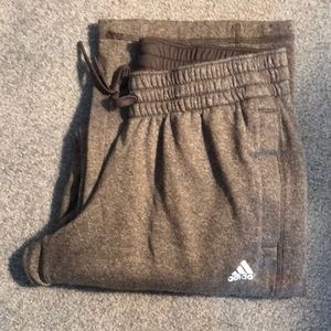 Adidas Women’s fleece lined sweatpants- size M